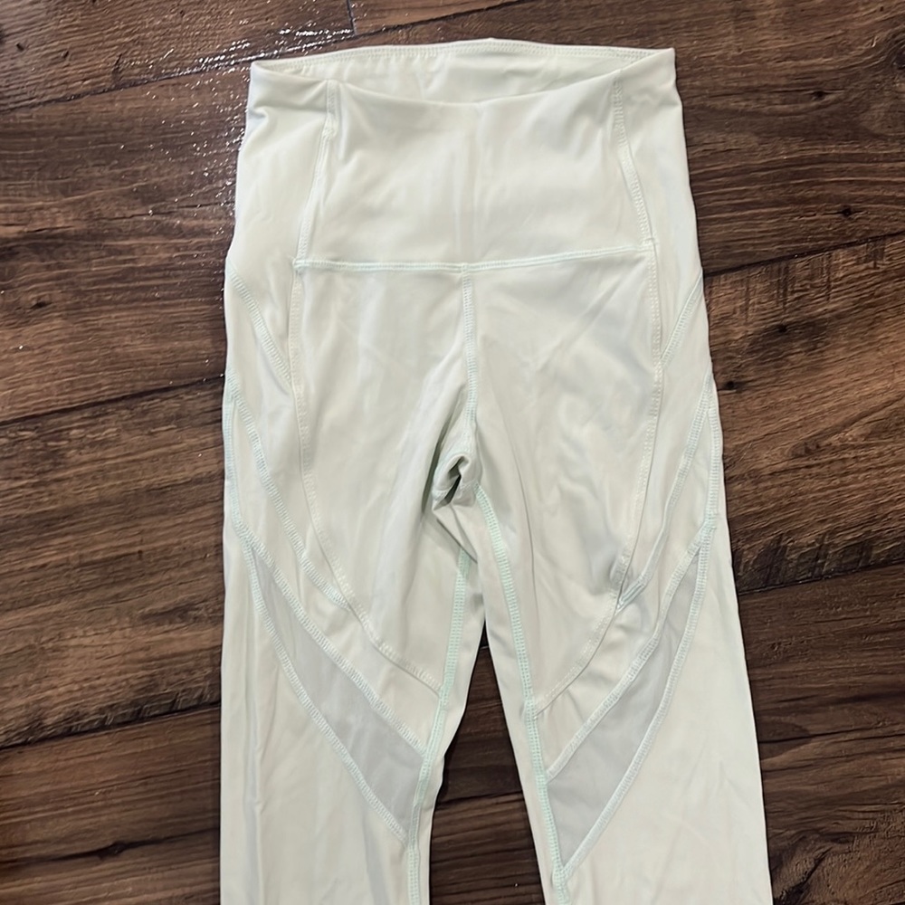 Very light green leggings